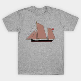 River Thames Sailing Barge T-Shirt